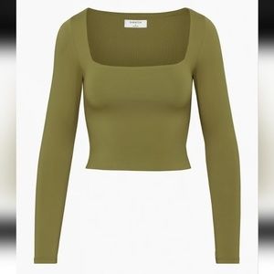 Aritzia Babaton Contour Squareneck Longsleeve